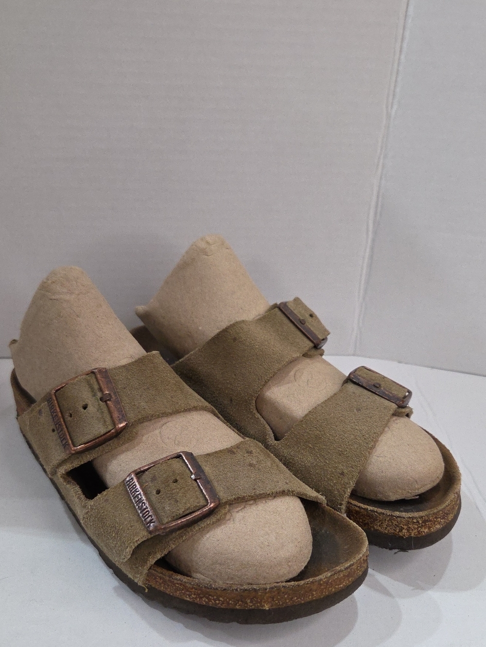 Women's Arizona Soft Footbed Suede Leather Sandals..39